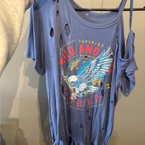 Distressed vintage shirt